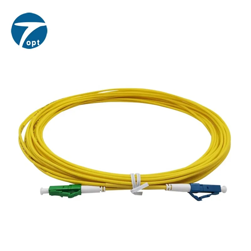 Оптический патч-кабель LC/APC-LC/UPC SM 9/125 симплексный, 3,0 мм G652D, 1 м