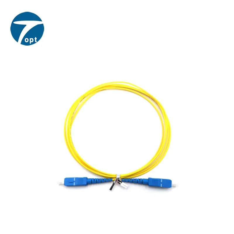 Патч корд волоконно оптический SC/UPC-SC/UPC SM 9/125 Симплекс 3,0мм G657A1,LSZH 1M
