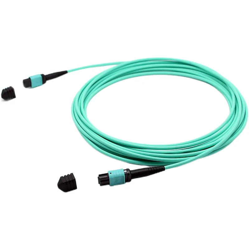 MTP MPO кабель 24 UPC (Female) to MTP MPO-24 UPC (Female), 24 волокон,MM 50/125 (OM3), 3,0мм, 1м,LSZH