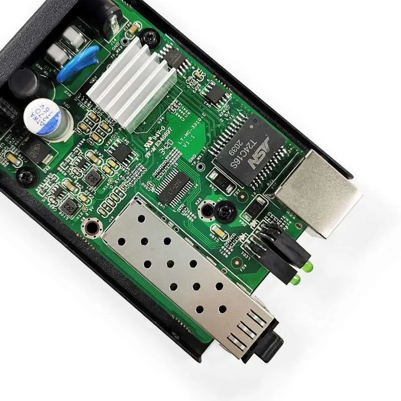 медиаконвертер sfp rj45