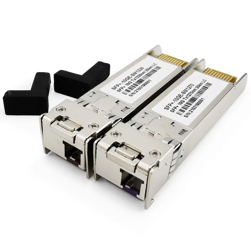 Модуль SFP+трансивер оптический  10G -LR BiDi TX-1270nm/RX-1330nm 20км, одномодовый и одноволоконный с Cisco
