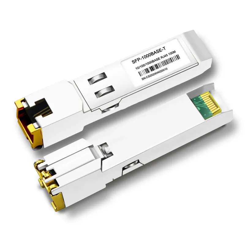 SFP-1000BASE-T 10/100/1000BASE RJ45 100M